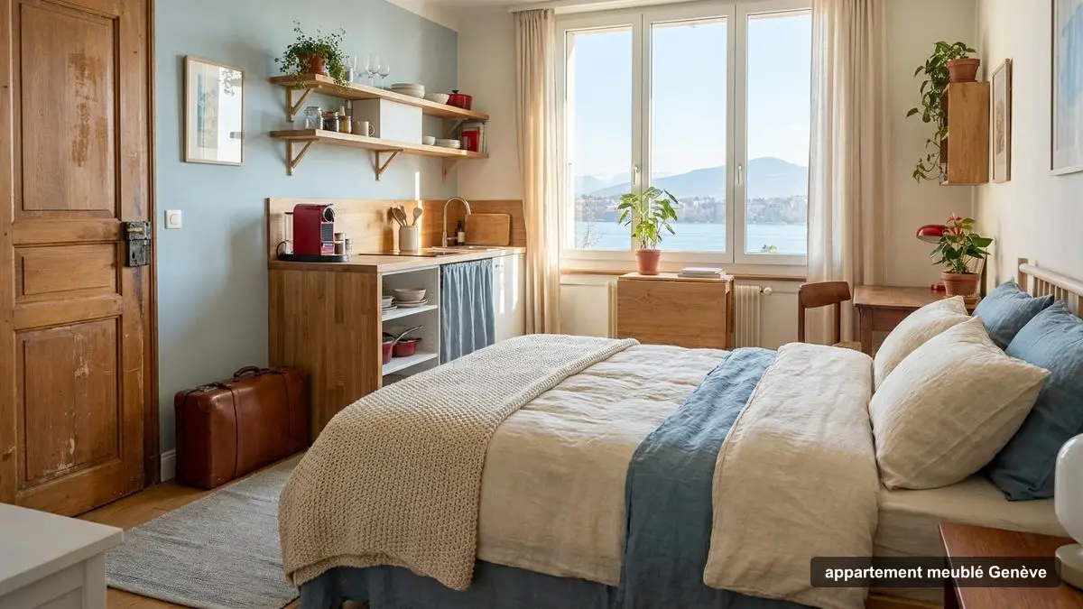 Furnished studio for a temporary stay in Geneva