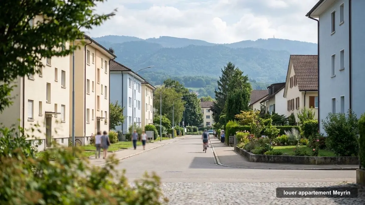 Logements à Meyrin, canton de Genève