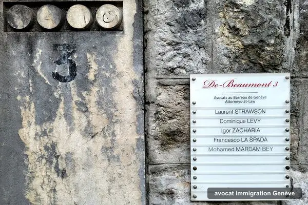 Etude d'Avocats De-Beaumont 3, immigration lawyer in Geneva